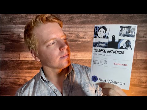ASMR Page Turning, Tapping - New Novel The Great Influencer