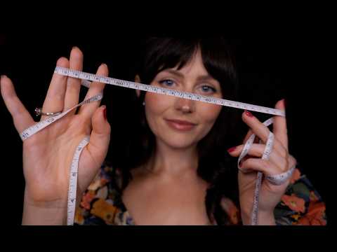 ASMR Face Mapping for CGI - Face Measuring, Writing & Close Up Personal Attention
