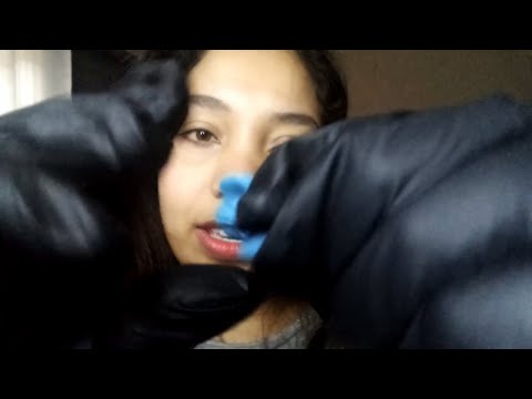 ASMR caseiro Consertando seu rosto com massinha de modelar