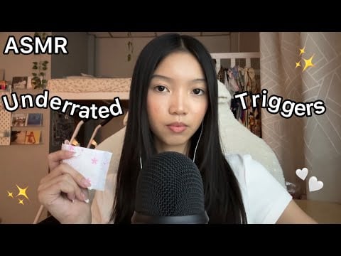 ASMR| Underrated Triggers that give you TINGLE
