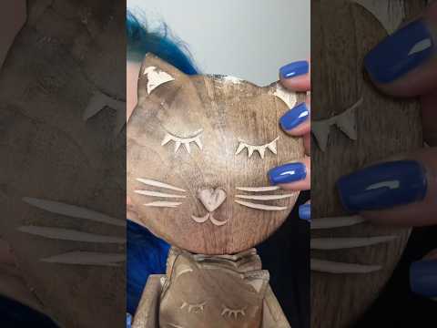 ASMR tapping on cat coasters 🥺 #tapping #shorts #asmrtapping #asmr