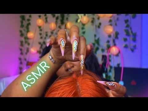 ASMR - Spine TINGLING Scalp SCRATCHING | You will feel tingles at 0:44 ✨