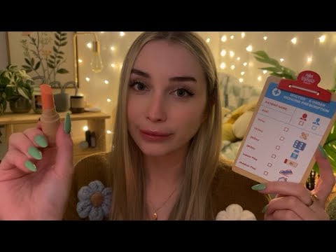 ASMR Wooden Makeup Pampering & Doctor Roleplay For Sleep (personal attention)
