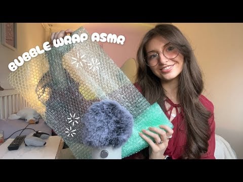 ASMR Bubble wrap popping and crinkles!🫧