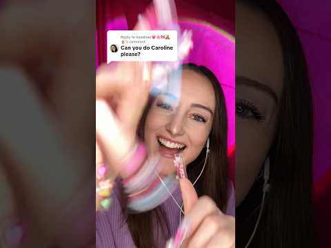 asmr for all the girlies named Caroline 💖 #asmr #asmrpersonalatttention #personalattention