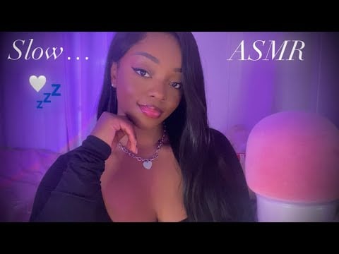 ASMR | Extra Slow & Gentle to Melt Your Stress Away 🤍💤 (Mouth Sounds & Clicky Whispers) 🫧✨