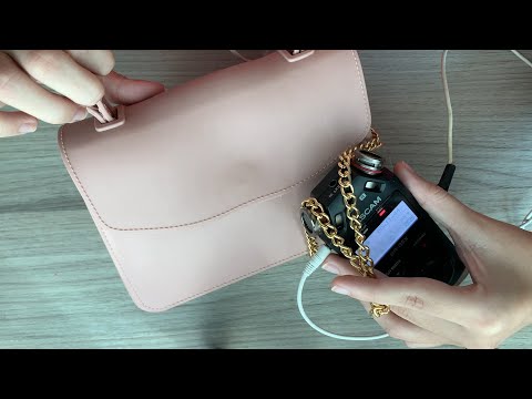 ASMR TASCAM: RELAXE INTENSAMENTE COM SONS DE BOLSAS 👛👜