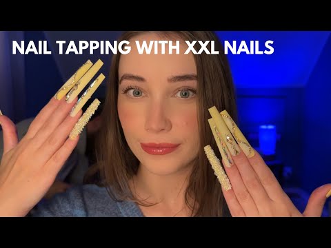 ASMR❗️Nail Tapping & Clacking with XXL Extra Long Nails❗️No talking