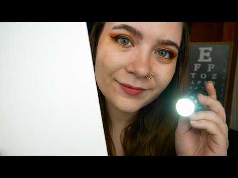 Old School Cranial Nerve Exam (Eye Exam, Hearing, & Sensation Testing) 🩺 ASMR Soft Spoken Medical RP