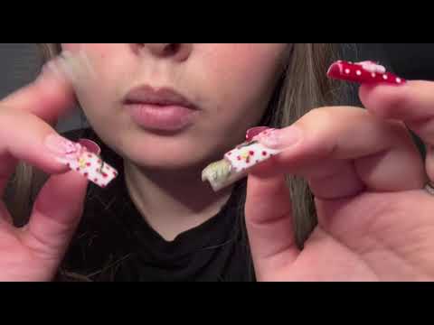 Random nail tapping (ASMR) 🩷