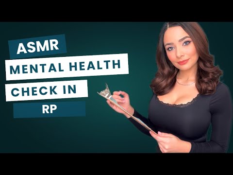 ASMR Mental Health Check In Roleplay (Soft Spoken)