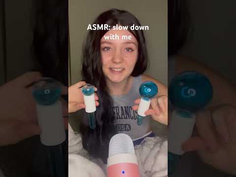 slow down with me 🤍#asmr #girlfriendasmr #whisper #cozyasmr #tingles