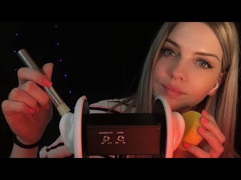 ASMR | Déclencheurs sur les oreilles 💤 Massages, brushing, éponges, mousse,