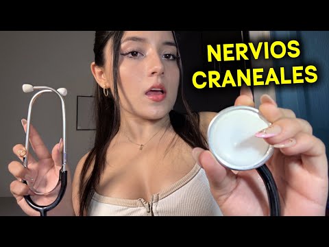 Asmr Examen de NERVIOS CRANEALES ♡