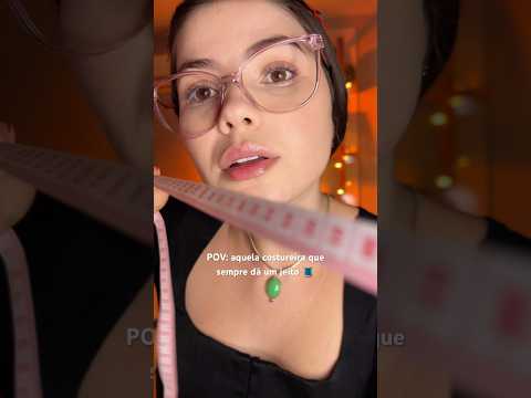 POV: aquela costureira que sempre dá um jeito🧵🪡 #asmr #costureira #vestido #asmrsounds