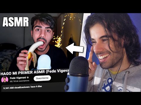 ASMRTIST REACCIONA A FEDE VIGEVANI ASMR Y ES BUENISIMO!! | asmr en español