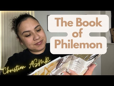 Christian ASMR ✨The Plea for ONESIMUS 🙏 Bible Study & Talk of the book of Philemon ✨