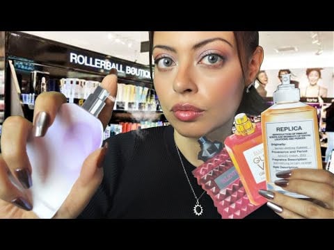 ASMR| Sephora Employee PAPER Perfume Consultation RP (Layered Sounds -Tapping, Lid Sounds & more)