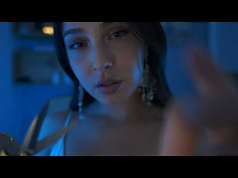 Late Night ASMR for Insomnia [REIKI Cutting, Clicking, Face Brushing, Ear-to Ear Blowing]