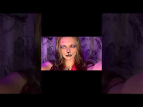 ASMR ~ POV you dance with the shy girl at the Halloween Ball 💃🎃 #ASMR #Halloween #catgirl #shorts