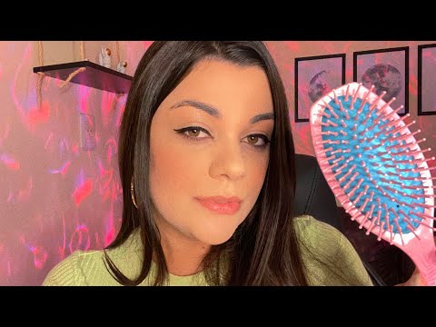 ASMR: AMIGA TÓXICA ESCOVANDO SEU CABELO 💆🏻‍♀️