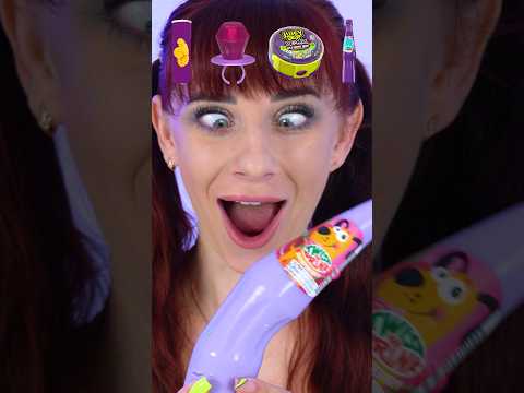 ASMR Purple Candy, Jelly, Lollipop #shorts