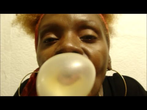 Eating ASMR Chewing Gum Juicy Fruit 💦