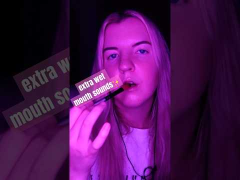 spit painting YOU #asmr #mouthsounds #spitpainting