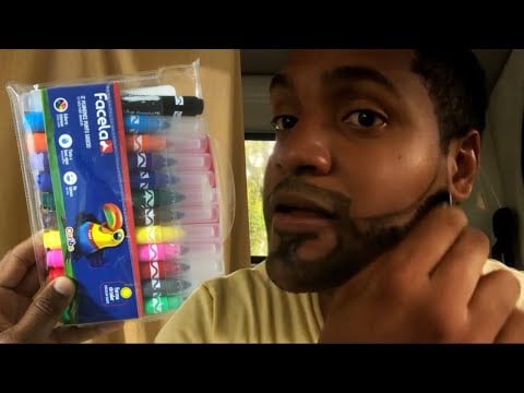 ASMR disque coloreando 😆 pero termino haciéndome la barba.