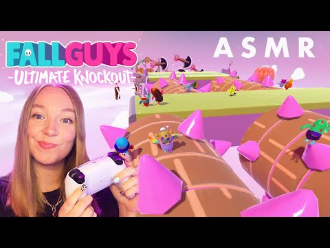 ASMR Playing Fall Guys (Whispered Gameplay)