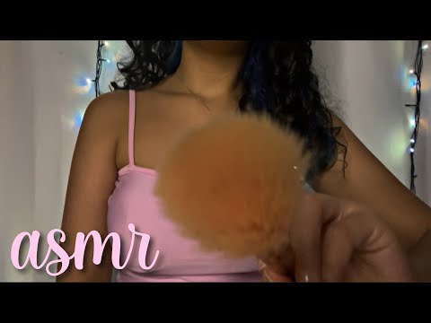 ASMR - PINCEL NO MICROFONE E NA TELA (mic brushing + camera brushing)