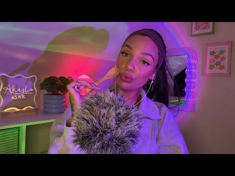 ASMR Wooden Spoon Trigger and Eating your Face 🥄