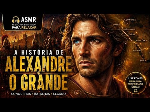 ASMR Alexandre o Grande : O Homem que Conquistou o Mundo e Morreu com 32 anos #vozsuave