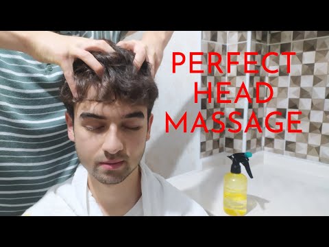 YOU HAVE NEVER SEEN SUCH A RELAXING HEAD MASSAGE