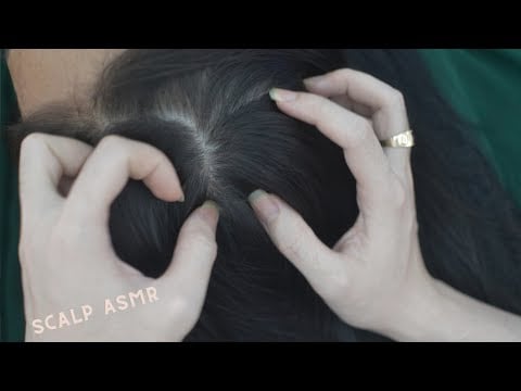 ASMR Aggressive Scalp Scratching With Full Hair Sounds, Real Person Hair Parting For Stress Relief