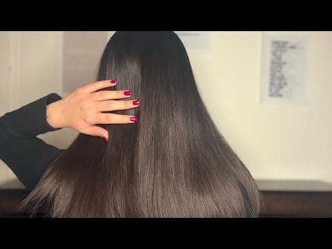 ASMR | Brushing And Styling My HAIR 👀🤍 LOFI 