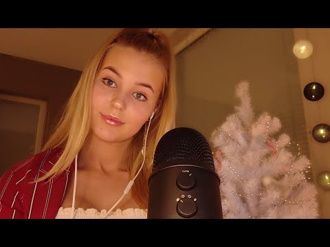 ASMR SUOMI kuiskailen nimiä!♡ Jouluinen tunnelma ja yöunet