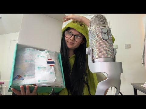 ASMR Trying Snacks From Thailand (try treats)