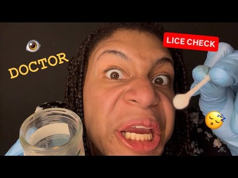 ASMR - Lice Check & Eye Examination