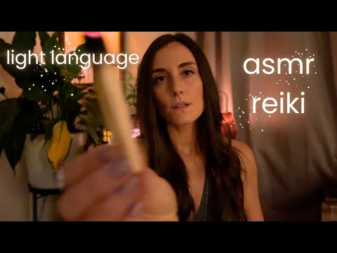 Reiki ASMR & Light Language ✨ Soft Singing, Humming, Hand Movements | Sound Healing | Energy Healing