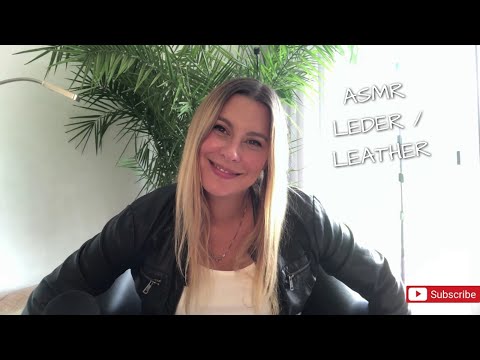 ASMR ! Relaxing Leather sounds / Entspannte Leder Geräusche (german/deutsch)