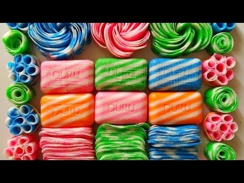 Dry Soap carving ASMR\ relaxing sounds\ No talking. Satisfying ASMR video\ Cutting soap