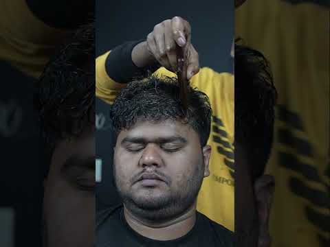Satisfying Head Scratching With Comb And Neck Cracking #shorts