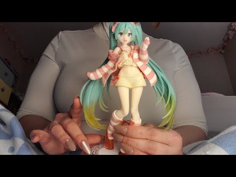 ASMR Whispered Anime Figure Show and Tell 😊