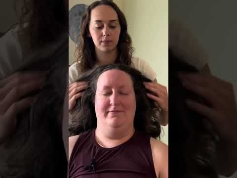 ASMR Hair Pulling Head Massage #relax #asmr #hairpulling #scalpmassage #realpersonasmr #headmassage