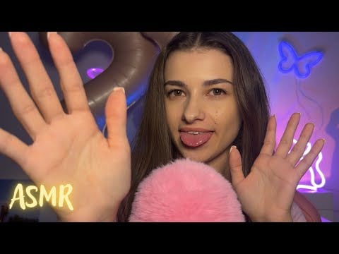 Asmr | Tingly Mouth Sounds (tktk & pluck) & Hand Movements👅🤭