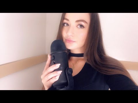 ASMR slightly inaudible whispers and mouth sounds (chit chat with me)