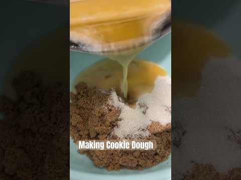 make COOKIE dough with me 🍪 #cookie #baking #relaxing