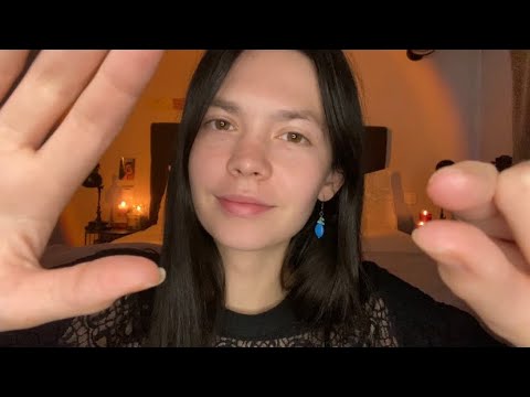 ASMR energy cleanse to remove worries, fear, and self doubt (smoke cleanse, snipping, face brushing)