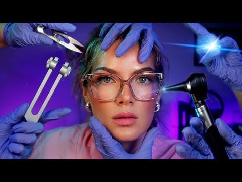 ASMR Anticipatory Otoscope Exam👂 Binaural &  Intense Tingles Down Your Spine | Up Close, Ear to Ear
